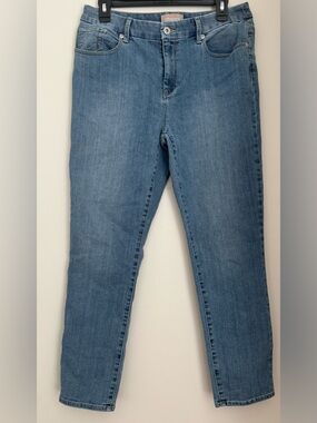 Chico's Slim Skinny Jeans in Medium Blue Wash